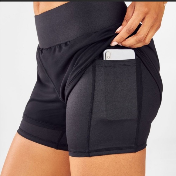 Fabletics Pants - Fabletics Olesia Shine Black Short